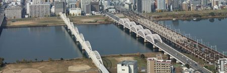 VISTA PANORAMICA DE OSAKA, DES DE L'EDIFICI 