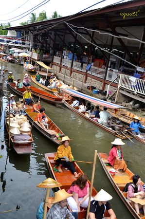 mercat flotant de Bangkok