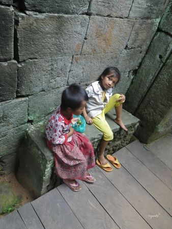 Germanes al al temple de Angkor Wat