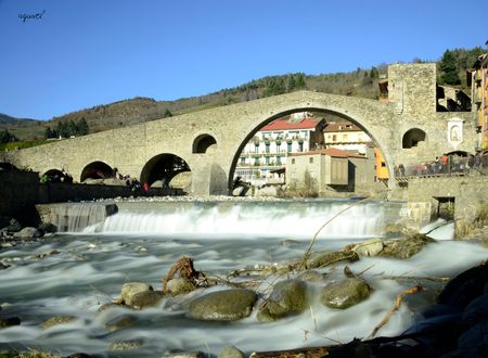 Pont al riu Ter - Camprodon Comarca del Ripolles Girona