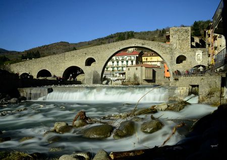 Pont al riu Ter - Camprodon Comarca del Ripolles Girona