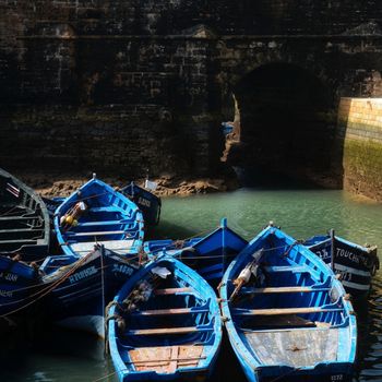 Blue Boats [Essaouira]