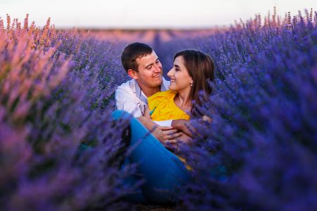 PREBODA EN LAVANDAS { ARANCHA + DAVID }