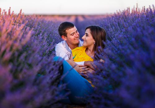 PREBODA EN LAVANDAS { ARANCHA + DAVID }