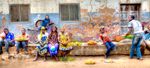 vendedores  ambulantes, Ntutupue- Cabo Delgado