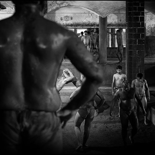 INDIA . KUSHTI FIGHT