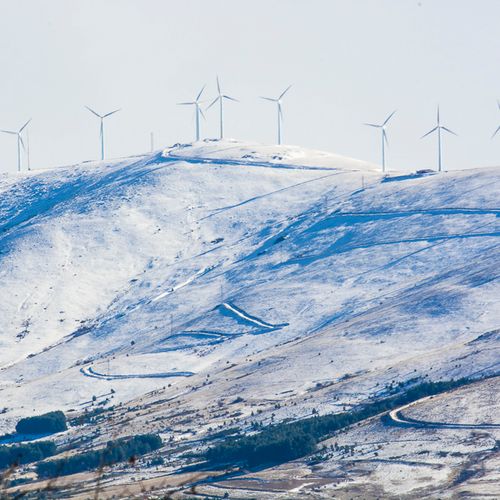 Sierra del Tablao nevada