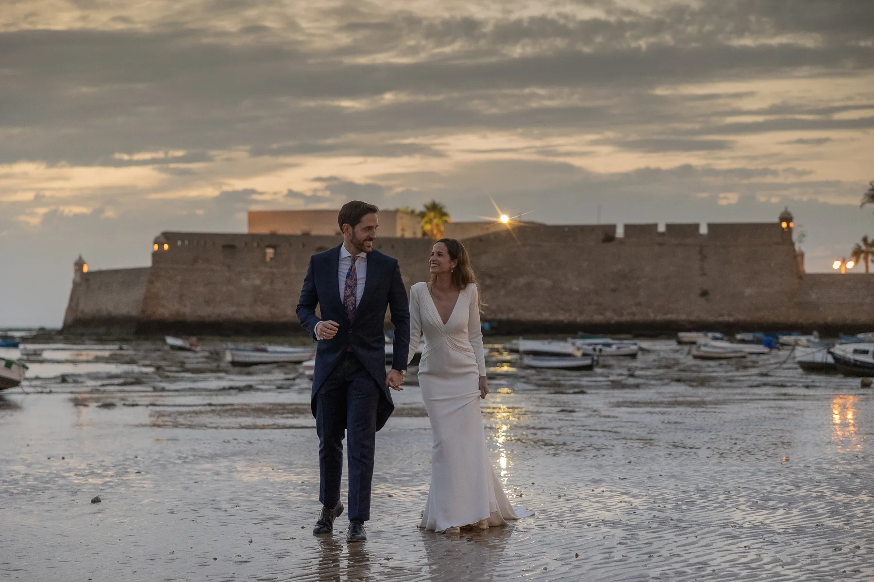 Postboda en Cádiz Capital. a Yolanda y Jose Manuel.  Foto Alba 10 de octubre de 2022