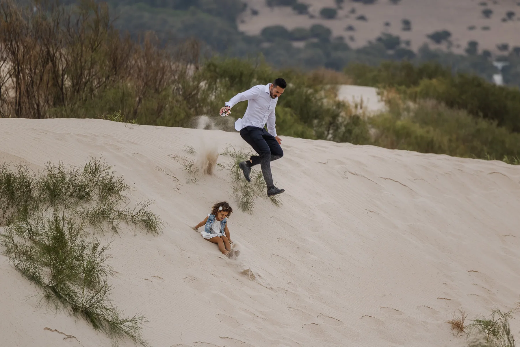 La Post Boda de Rosa y Javi con su hija en las Playas de Tarifa