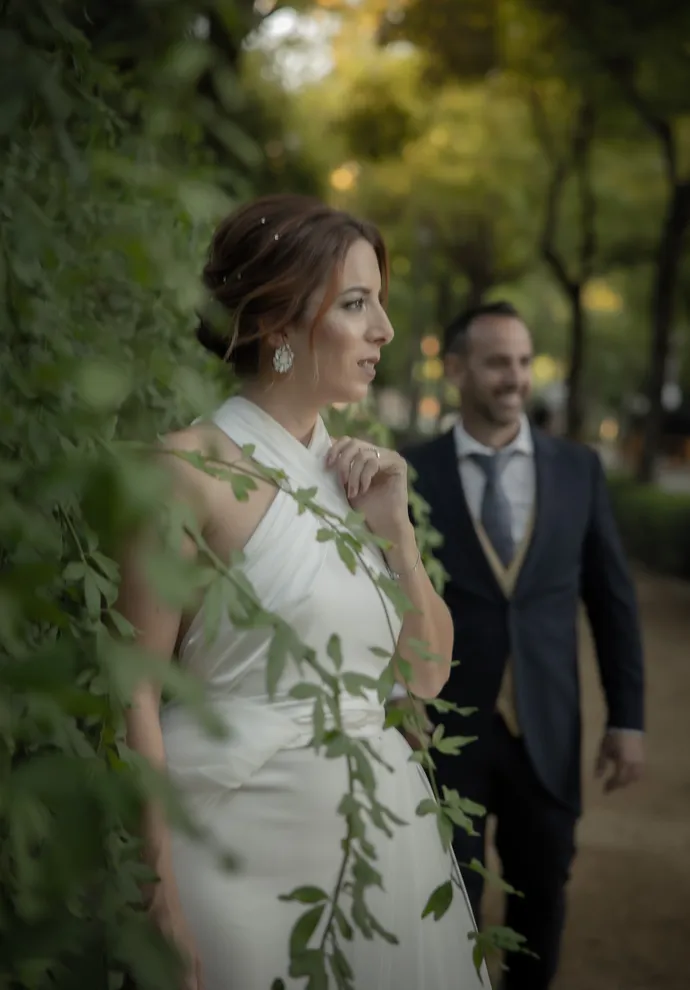 Sesión Post Boda de Inmaculada y Salvador en el Parque de María Luisa, Sevilla