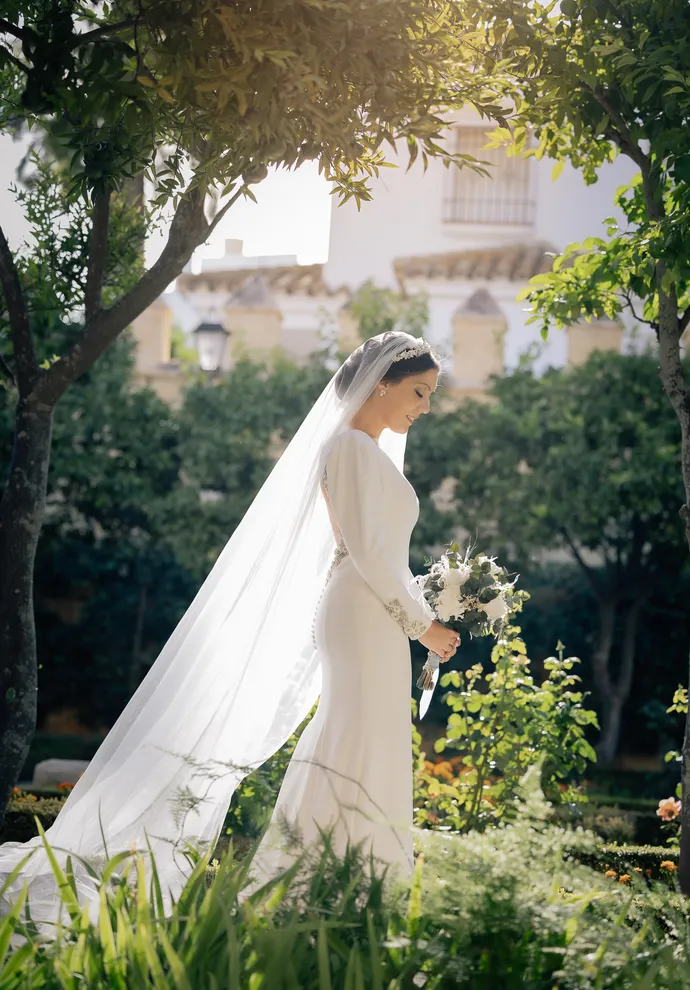  sesión de post boda en el Palacio de los Enríquez de Ribera, Bornos