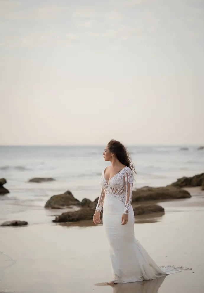 Postboda de Mari y Víctor en Cala de Roche: 