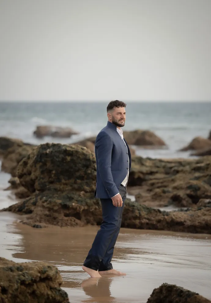 Postboda de Mari y Víctor en Cala de Roche: 