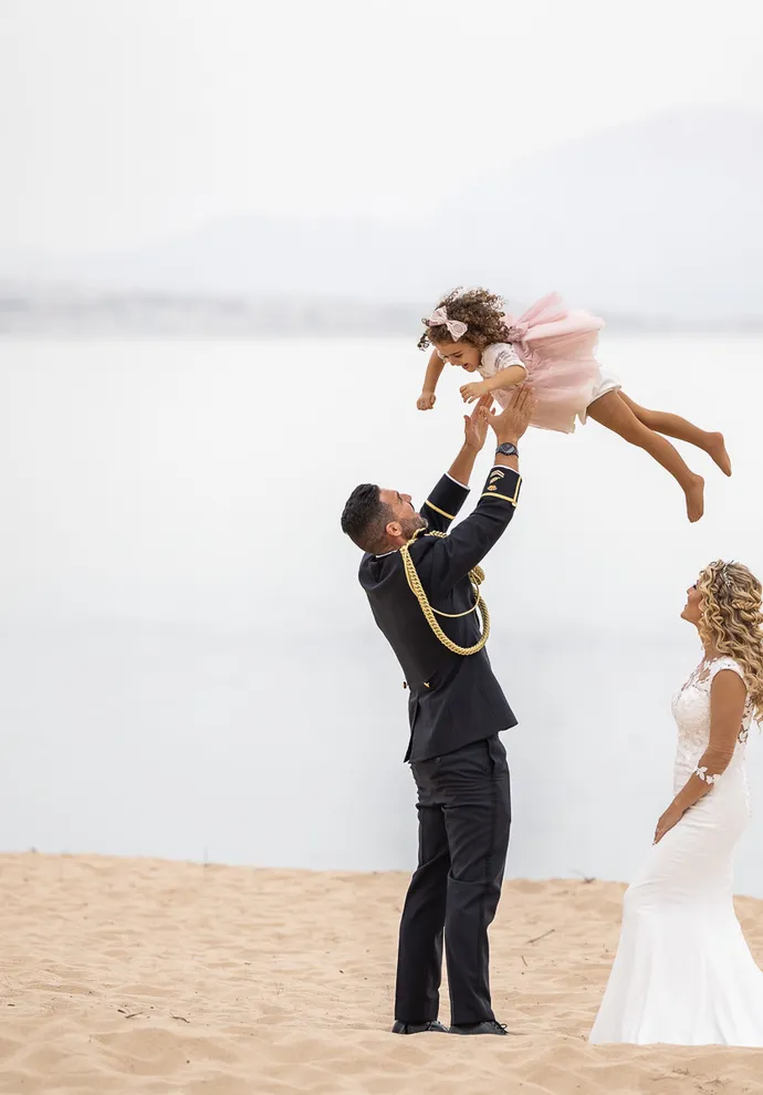 La Post Boda de Rosa y Javi junto a su hija en las Playas de Tarifa