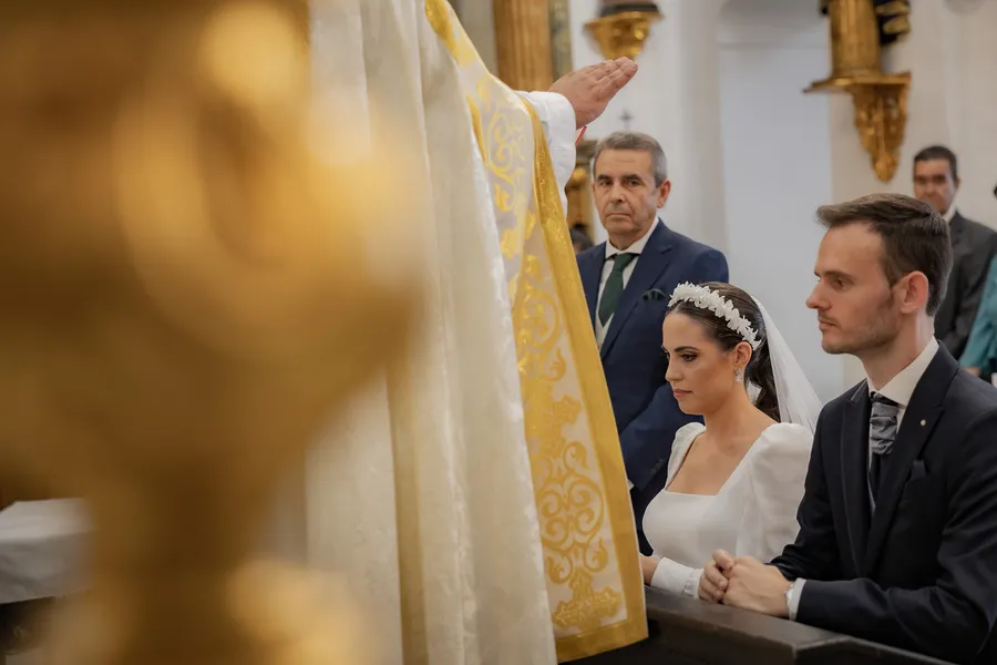 Boda de Otoño en Villaverde del Río: El Evento de Rosario y Jesús La ceremonia