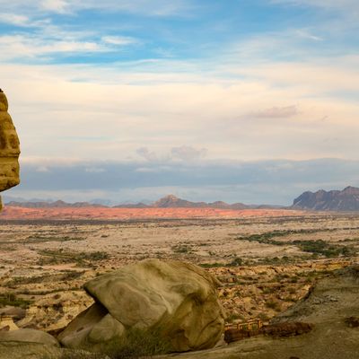  hermoso paisaje del valle de la  luna en Argentina
