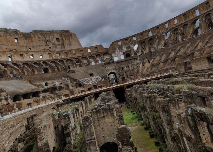 el Coliseo por dentro