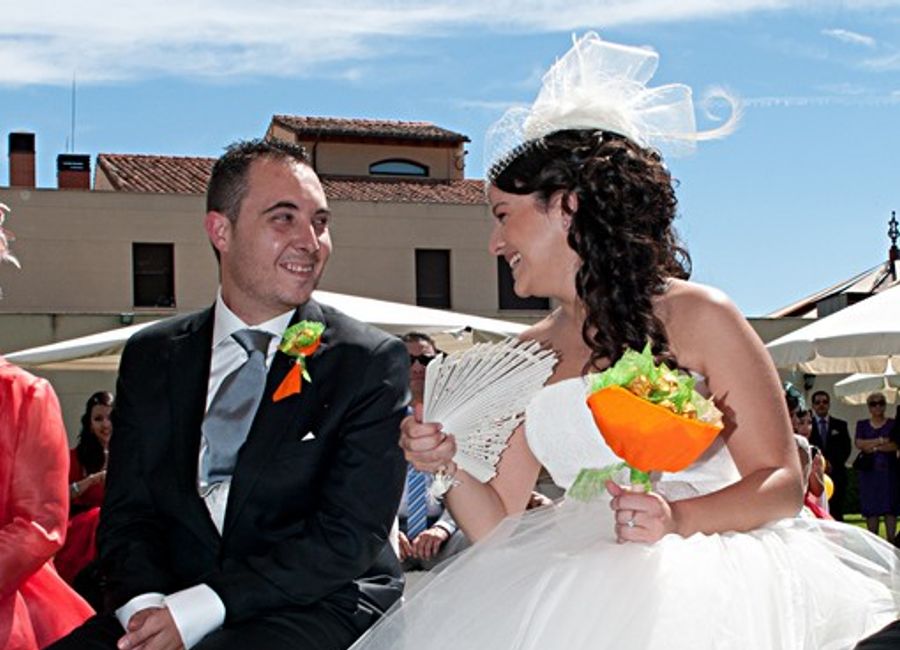 Abel y Esther, boda civil en Benavente, Zamora