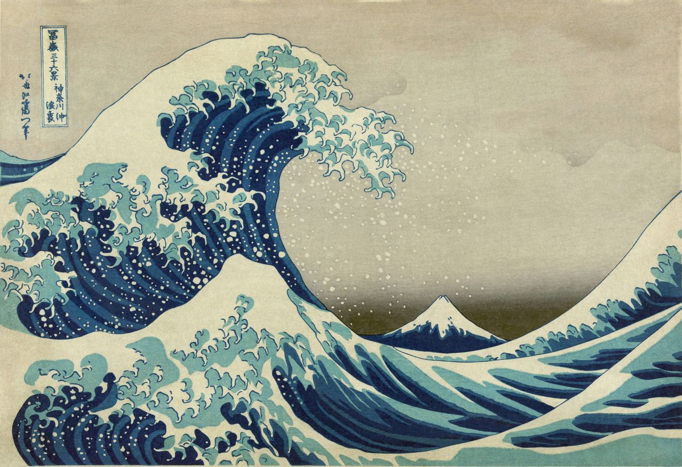 “La gran ola de Kanagawa” de Katsushika Hokusai