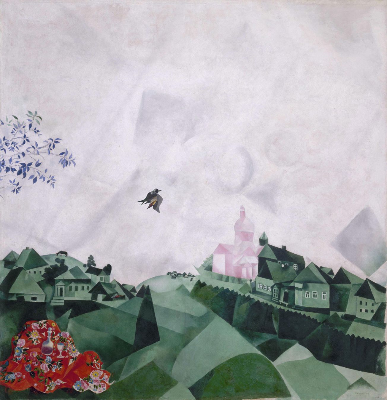 “The promenade ó El paseo” de Marc Chagall