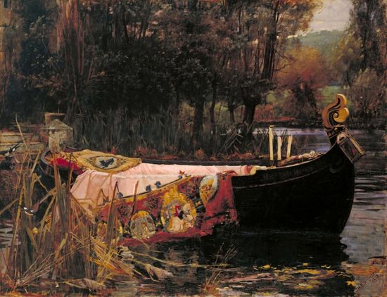 "La dama de Shalott" de John William Waterhouse