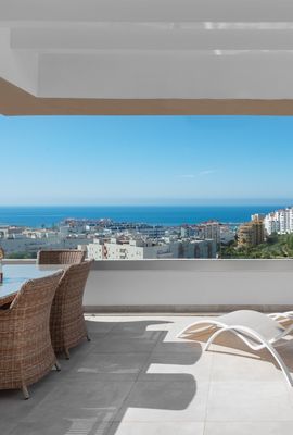 Terrace with Sea View, Estepona | Dani Vottero, holiday lettings photographer