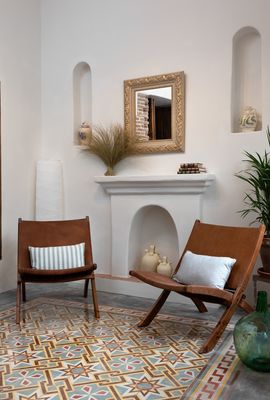 Salón interior | Casa Rural Amara Frigiliana | Dani Vottero, fotógrafo de hoteles rurales
