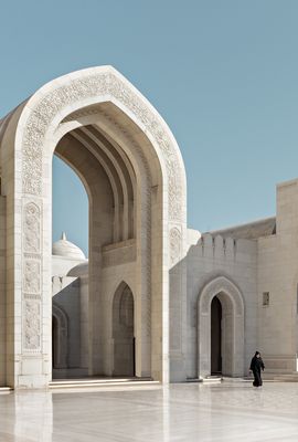 Access, Sultan Qaboos Mosque | Muscat, Oman | Dani Vottero, architectural photographer