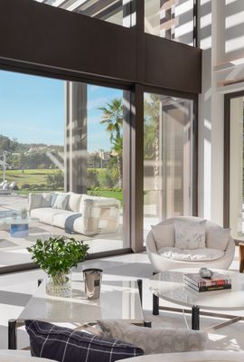 Living room with view | Dani Vottero, luxury real estate photographer in Marbella