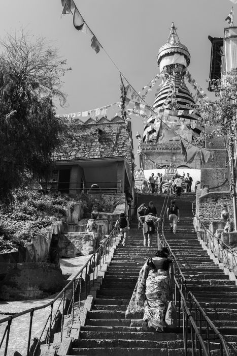 Salita a Swayambhunath | Katmandu, Nepal | Dani Vottero, fotografia di viaggio