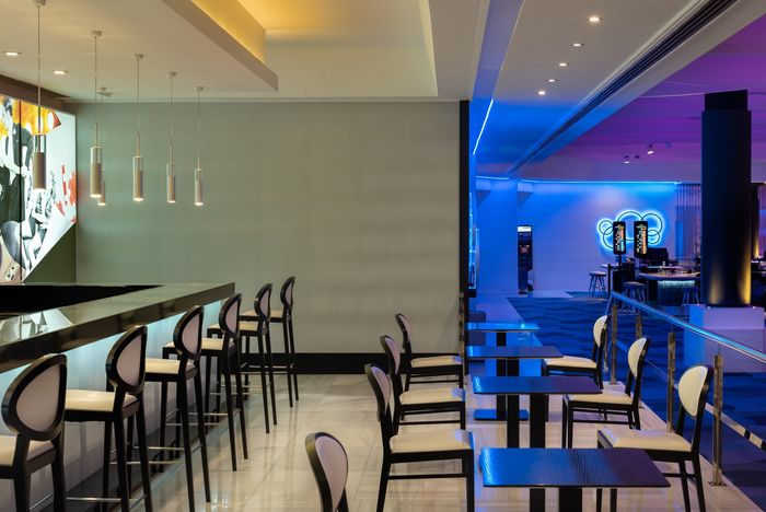 Bar and Tables Area, Casino Marbella | Interiors photography | Dani Vottero