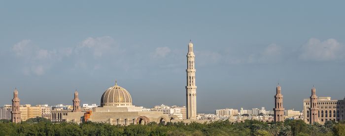 Vista panorámica del complejo | Mezquita Sultán Qaboos, Mascate, Oman | Dani Vottero