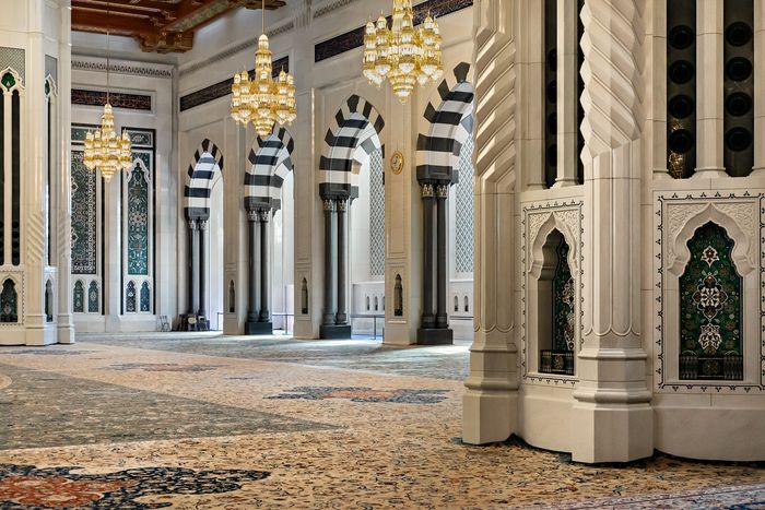 Tappeto, Moschea Sultano Qaboos, Muscat | Fotografo di architettura, Dani Vottero