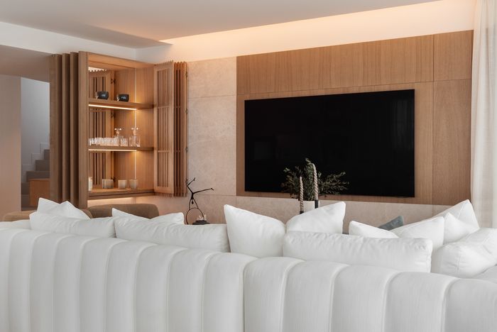 TV e Sofà | Fotografia di Interior Design | Dani Vottero