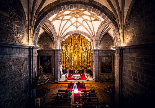 Artesano de la Luz - Ceremonia de boda en el Santuario de Nuestra Señora Bien Aparecida, en Cantabria.