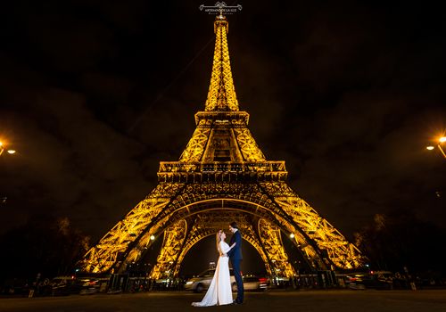 Artesano de la Luz - Postboda en Paris con la torre Eiffel iluminada