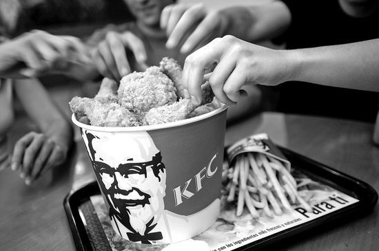 KFC deco restaurantes