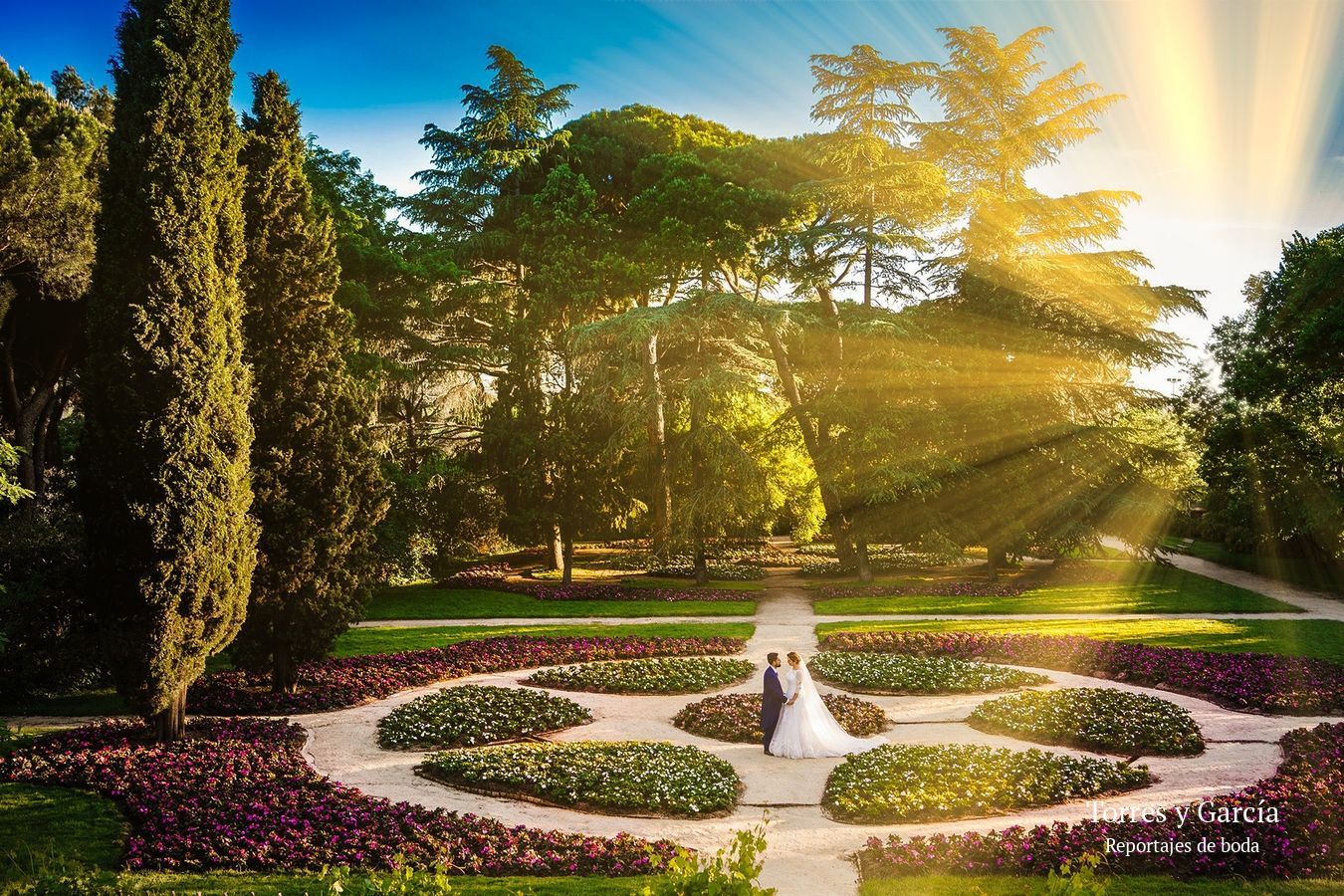 foto en el parque del capricho de Madrid