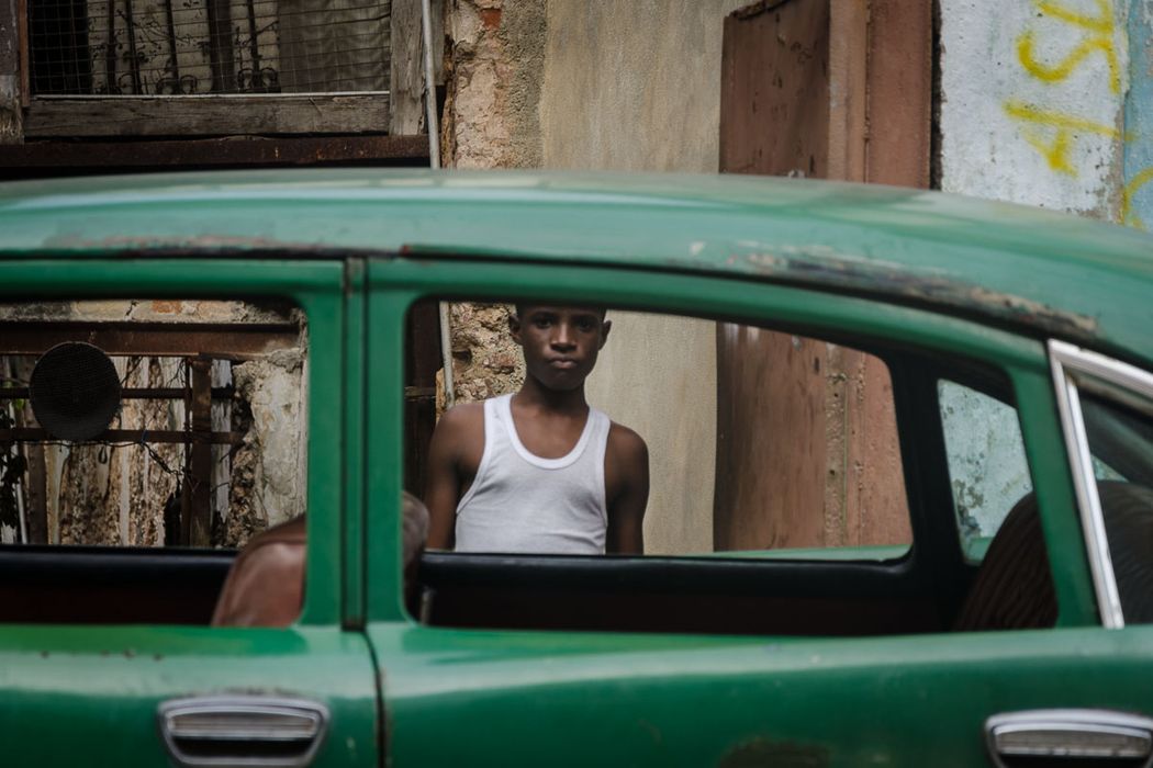 young cuban kid in havana is a picture of cuba