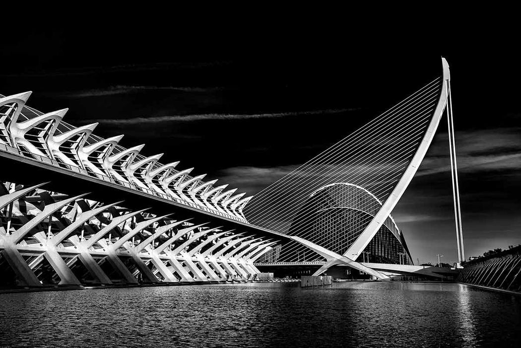panoramic picture of modern architecture photography tours in valencia