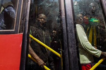 Transporte urbano. Etiopía 2014.