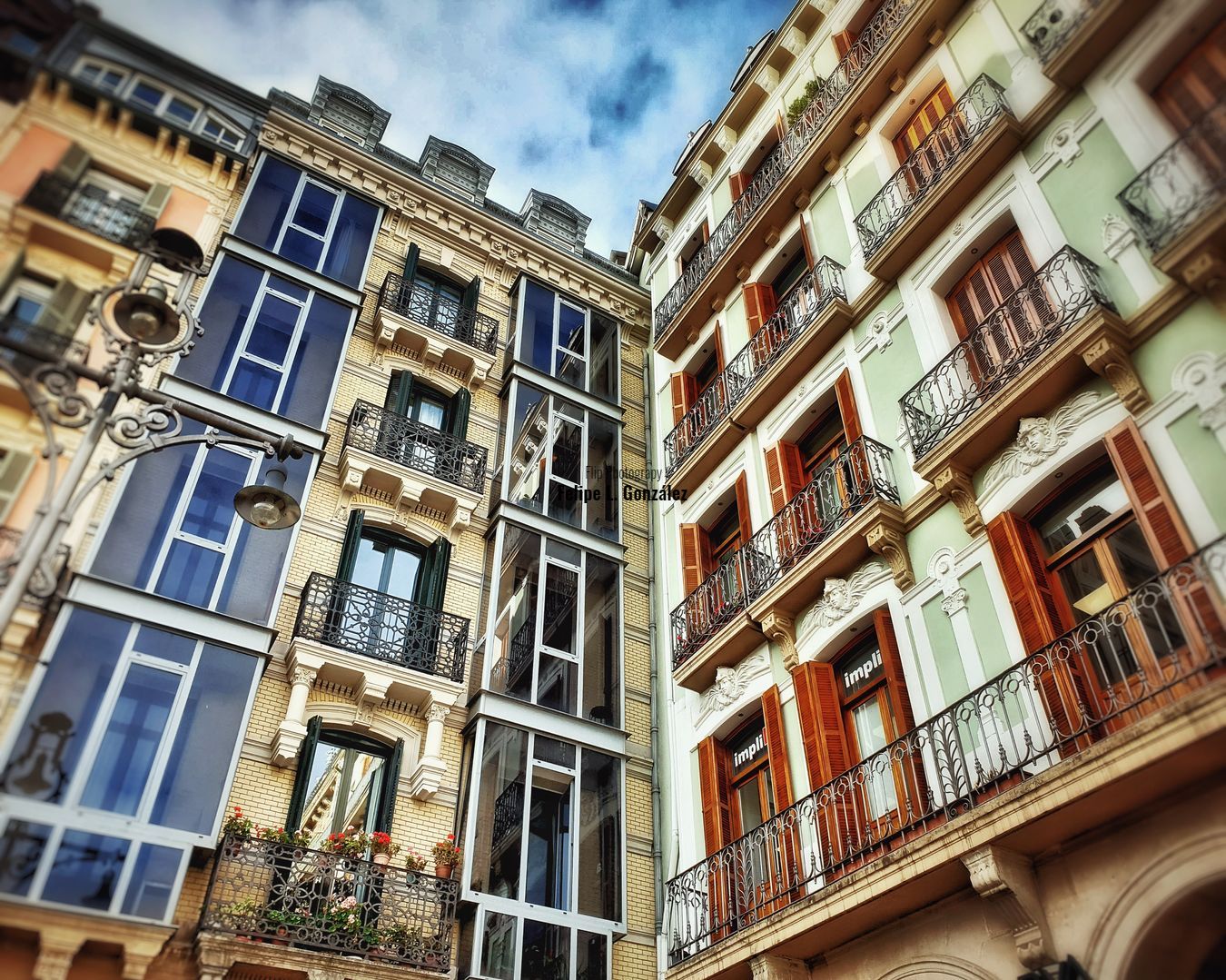 Arquitectura. Plaza del Castillo en Pamplona