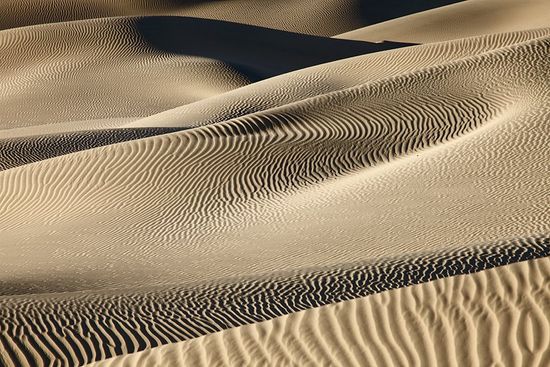 Mesquite Flat Sand Dunes, Death Valley, California, Febrero 2011.