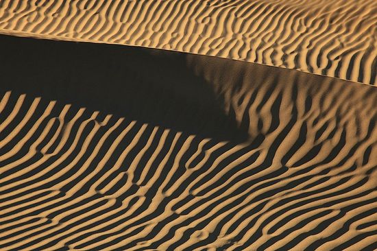 Mesquite Flat Sand Dunes, Death Valley, California, February 2011.