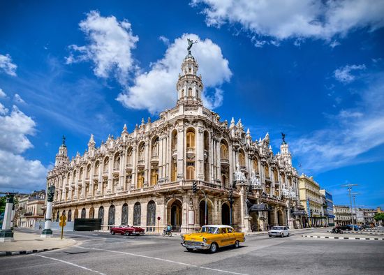 Unique architecture of Havana, Cuba, featuring a blend of colonial, art deco, and modern styles, creating a truly one-of-a-kind urban landscape