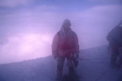 en la cima del Cotopaxi (5895m)