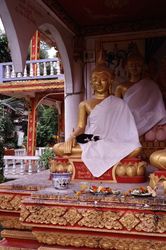 Tranquilidad en Wat That Luang