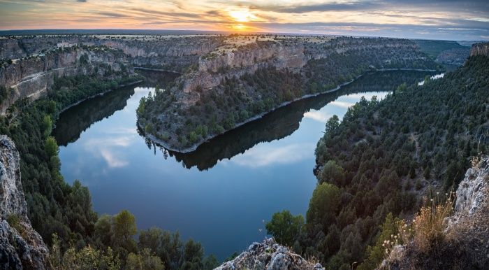 Atardeciendo en las Hoces del Duratón