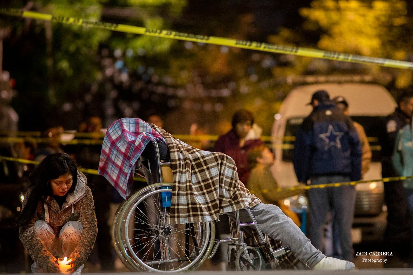 André, un joven de 18 años, fue asesinado por dos sujetos en motocicleta en calles de la colonia Doctores, en la Ciudad de México. Enero 2020.