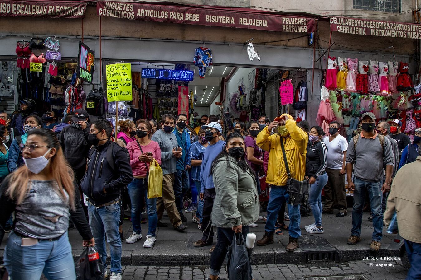 La calle de Correo Mayor en el centro de la Ciudad de México en tiempo de Covid-19. Agosto 2020